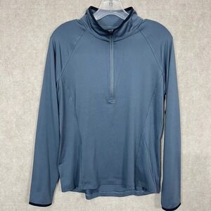 Under Armour Gray Women's Quarter Zip Golf Performance Pull Over NEW‎ Size Large